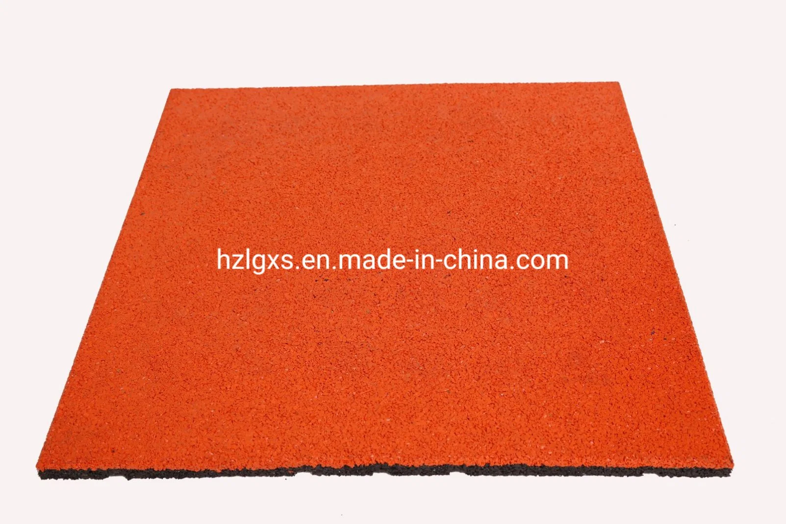 Safety Shock Absorption Noise Reduction Rubber Floor Tile Indoor Environmentally Friendly Non Toxic Gym Rubber Floor Mat