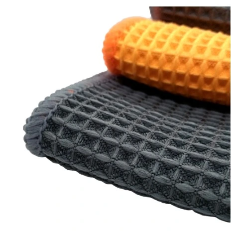 Toalla de tejido de waffle, paño de toalla de secado de tejido de microfibra para detalles de coches, cocina para el hogar, paño de limpieza de microfibra sin rayas de uso general, 12 x 12 pulgadas