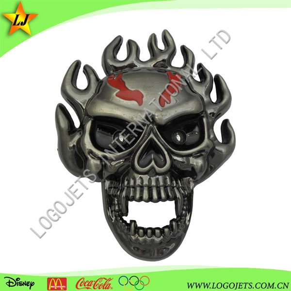 3D Hot Sale New Customized Western Style Belt Buckle for Leather with Shining Diamond