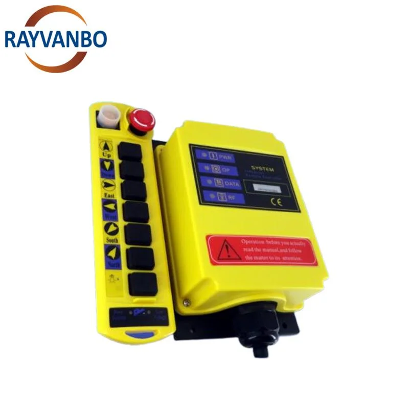 B200s de 12 voltios Industrial Universal Control Remoto Inalámbrico colgante para Grúa Grúa hidráulica con parada de emergencia