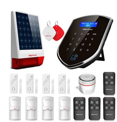 WiFi 4G GSM Wireless Intruder Home Alarm Security Systems