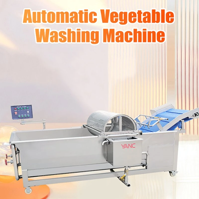 Commercial Industrial Bubble Fruit Avocado Mango Vegetable Potato Washing Machine/Frozen Vegetable Production Line