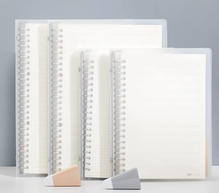 Transparent Binder Office Stationery Waterproof Cover Loose-Leaf Notebook