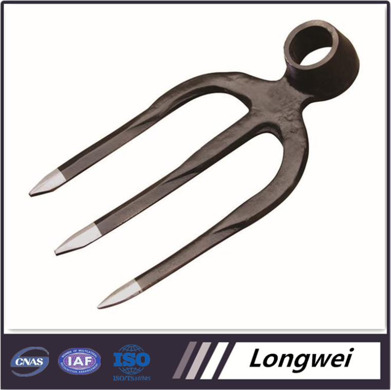 High quality/High cost performance  Garden Fork Steel Fork Head Railway Steel Fork