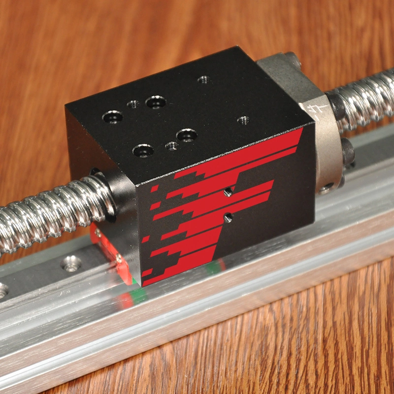 High Precision Linear Actuator Rail Guide with Stepper Motor