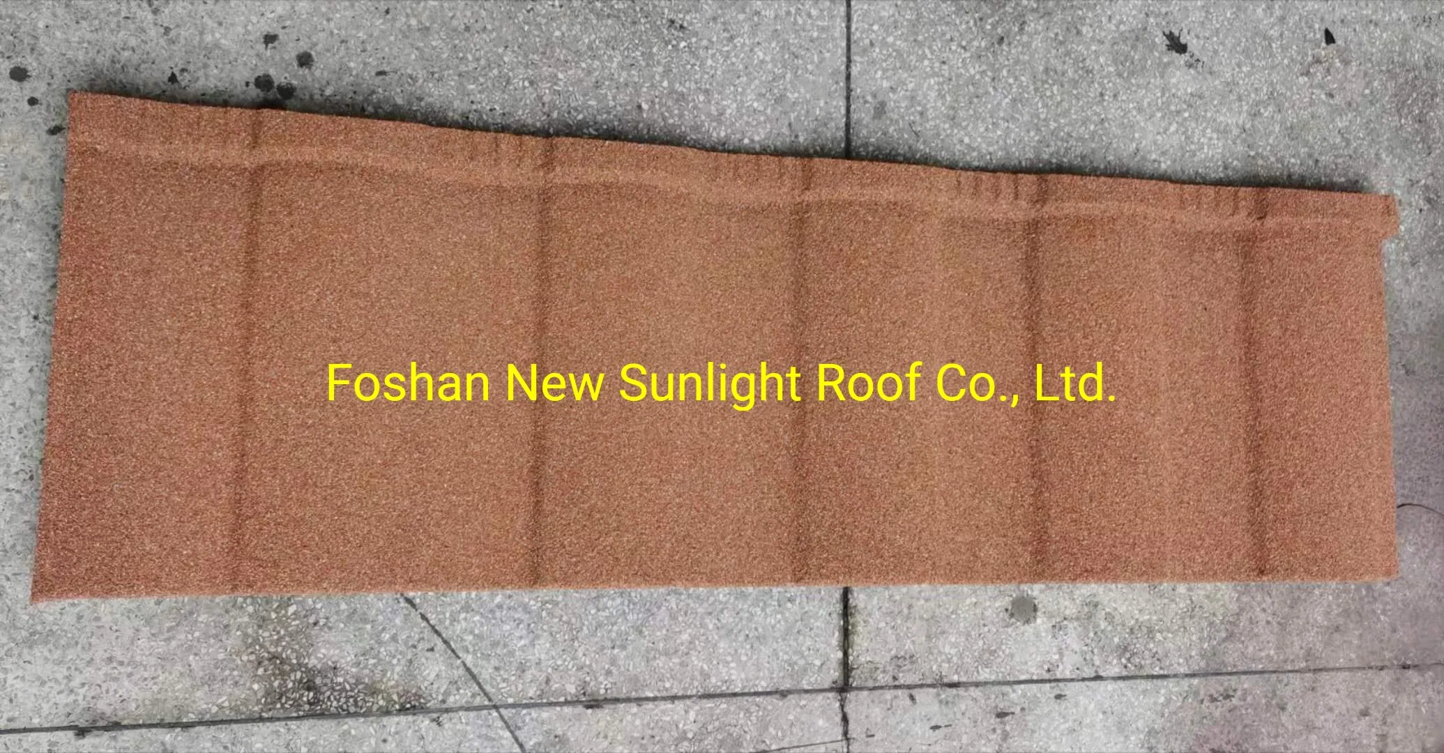 China Construction Material Red Color Zinc Metal Roof Tile, Roofing Tile