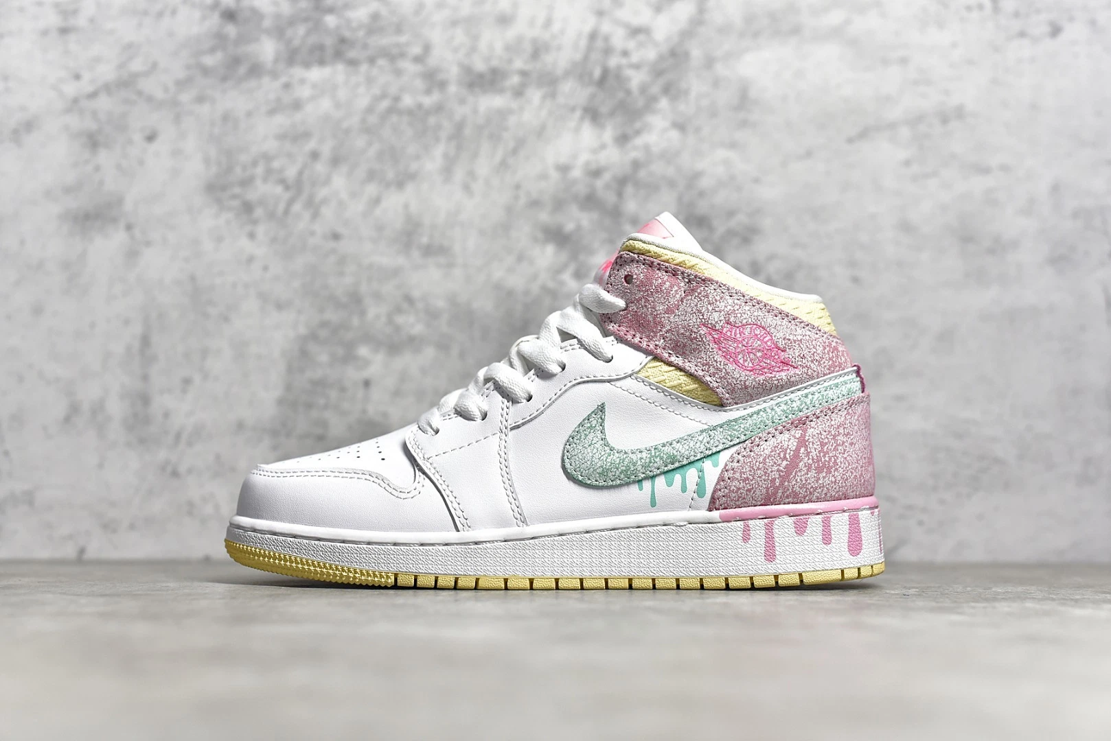 Nike Air Jordan1 MID Ice Cream Casual Sneaker Basketball Shoes