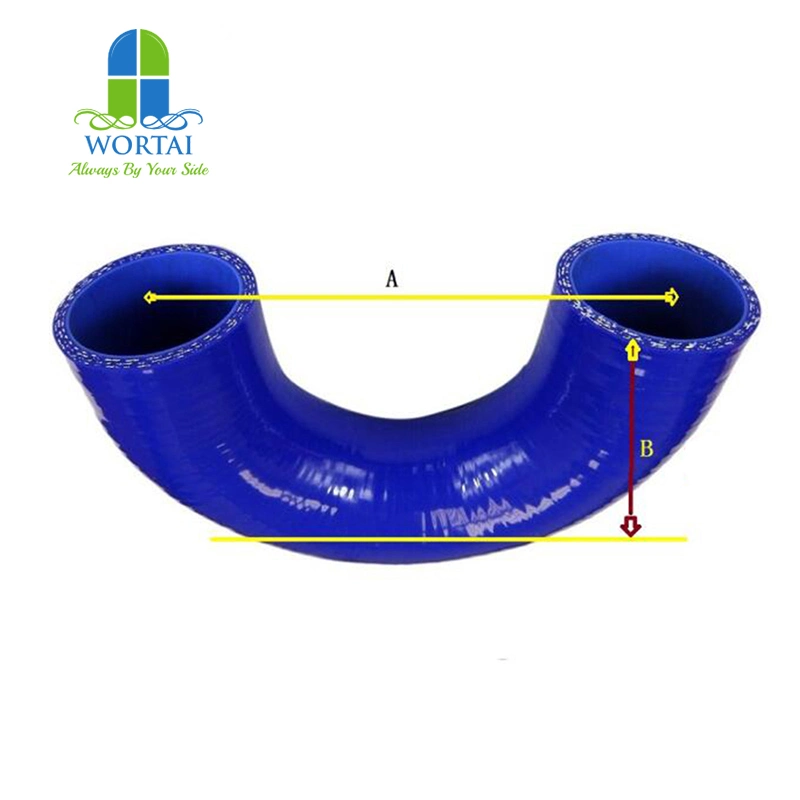 Autoteile U-Form 5mm Dicke flexible Silikon-Gummischlauch Rohr