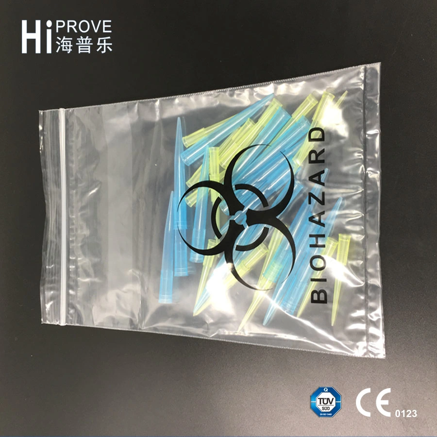 Ht-0722 Three Wall Biohazard Specimen Bag with a Document Pouch