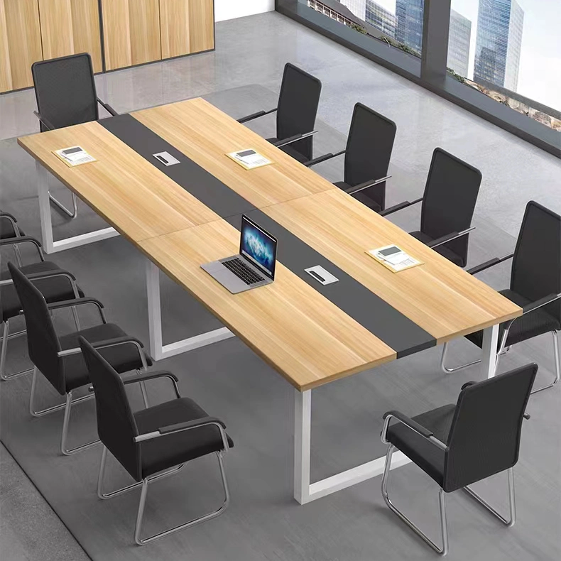 Modern Wood Conference Desk 10 Seats and More Large Meeting Table Conference Table Wooden Office Partition Furniture