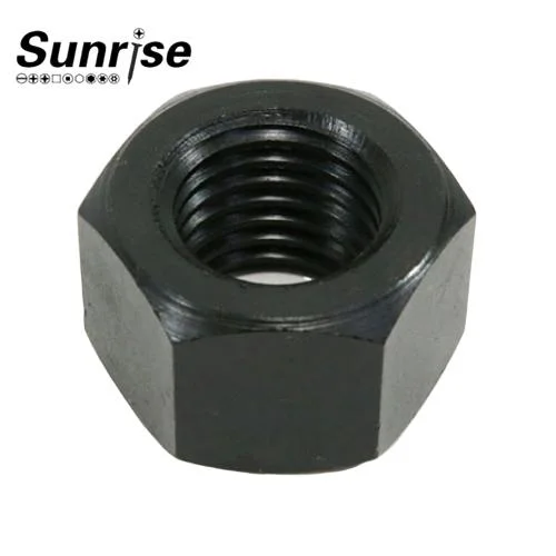 Heavy Hex Nut, Metric, Black, Customizable