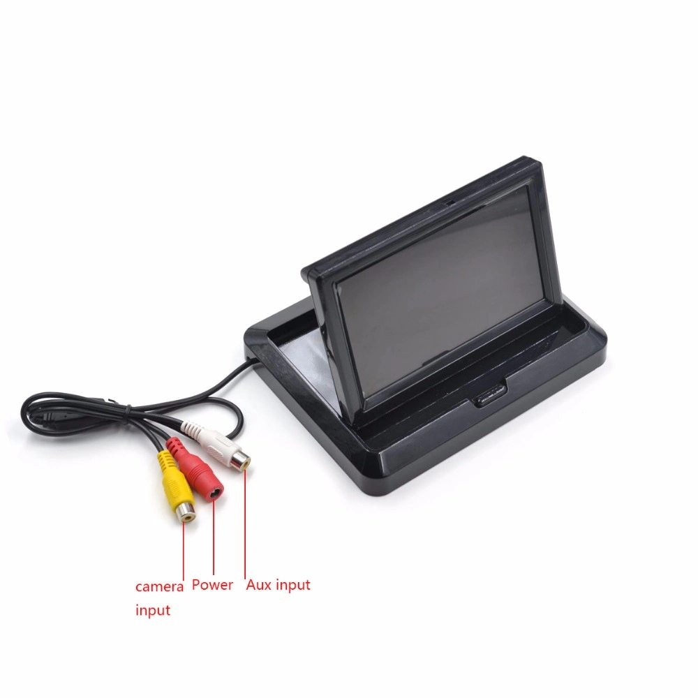 5 Inch Foldable Rear View Car Color LCD Monitor