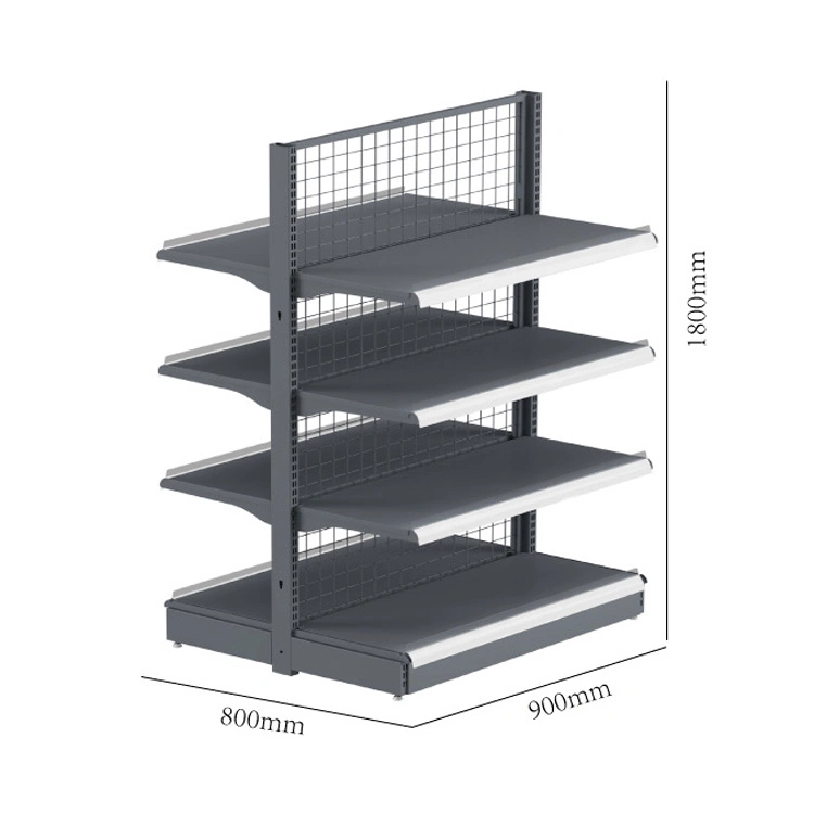 Wire Mesh Back Panel Single Sided Display Fixture