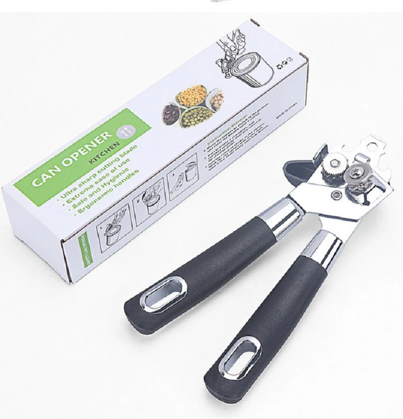 Color Boxed Stainless Steel Multifunctional Can Opener Knife Powerful Bottle Openers