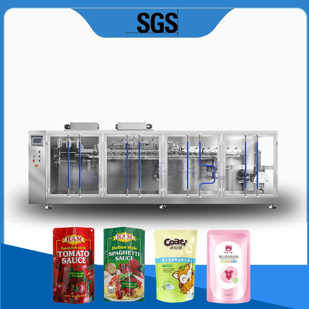 Auger Filling Sealing Milk Powder / Flour Zipper Premade Bag Doypack Packing Machine