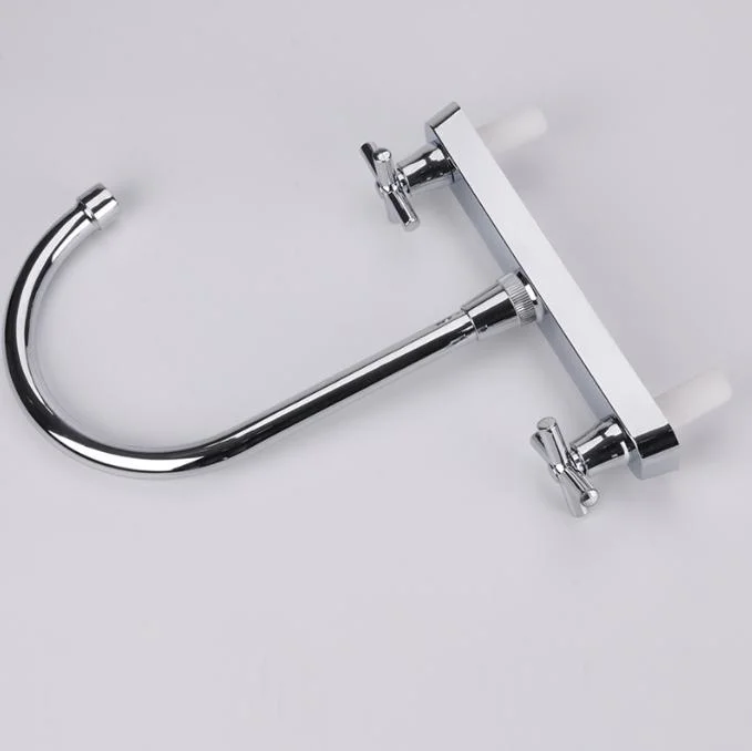 Modern Chrome Brass Single Handle Bathroom Cold and Hot Water Basin Faucet