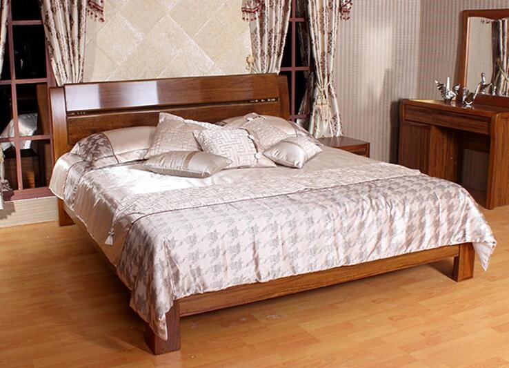 Cama de madera maciza Camas modernas (M-X2225)