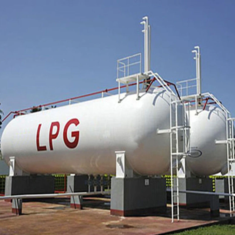 Luckin 58.8 CBM ثلاثي المحاور ASME سفينة ضغط قياسية LPG Transport مقطورة شبه لشاحنة الناقلة