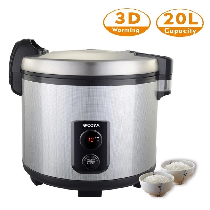 Warming a Large Pot Container of Rice, Food, Beverage, Soup Catering Kitchen Appliances