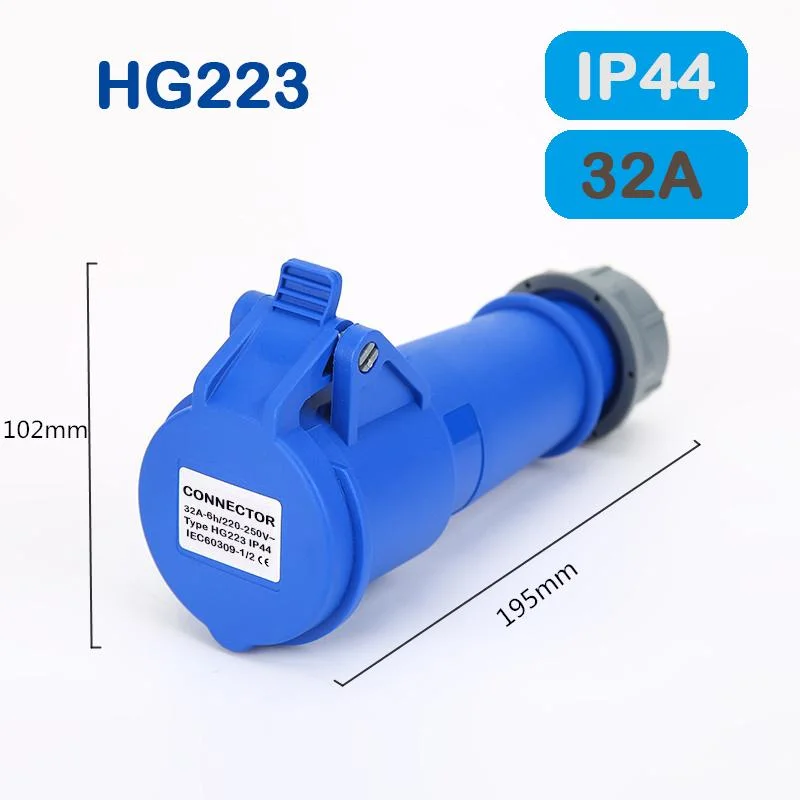 IP44 16A/32A 3p Superior New Design Industrial Connector (2P+E)