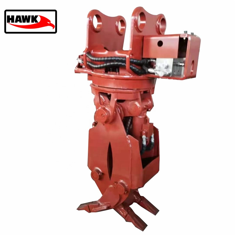 Excavator Hydraulic Rotating Grapple Wooden Grapple Log Grapple