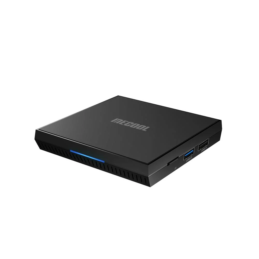 2021 mais recente da Mecool Km6 Classic de 2 GB, 16 GB, AV1 4K Smart Amlogic S905X4 Android 10 TV Box Km6