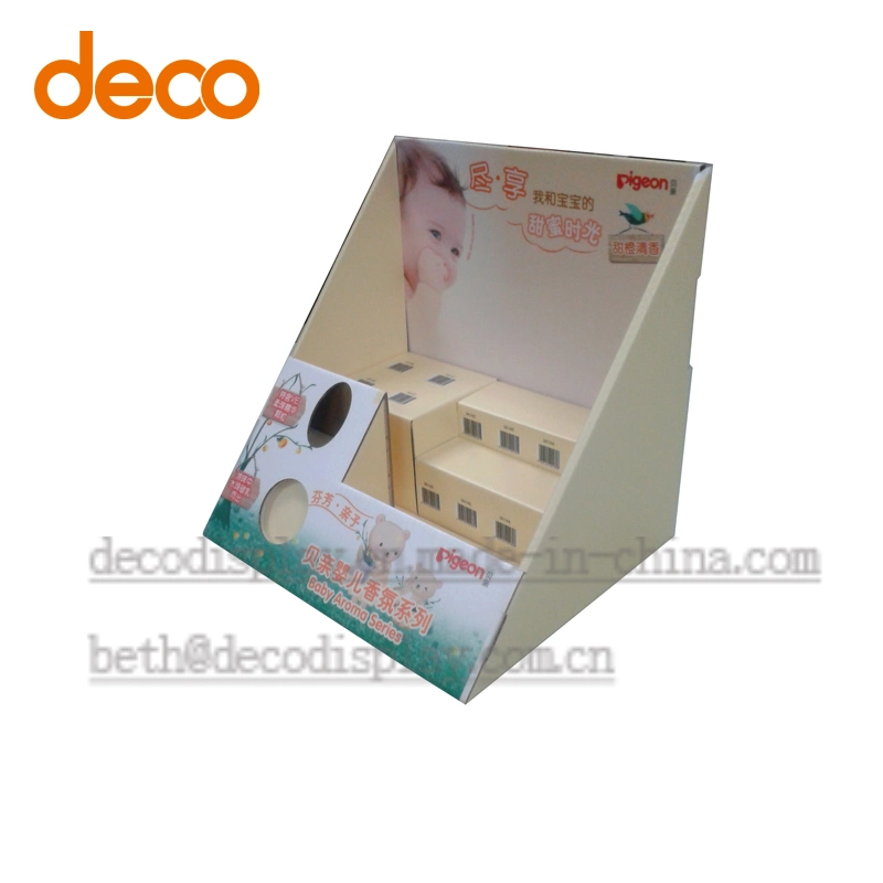 Cardboard Paper Case Counter Pen Stationery Display Stand