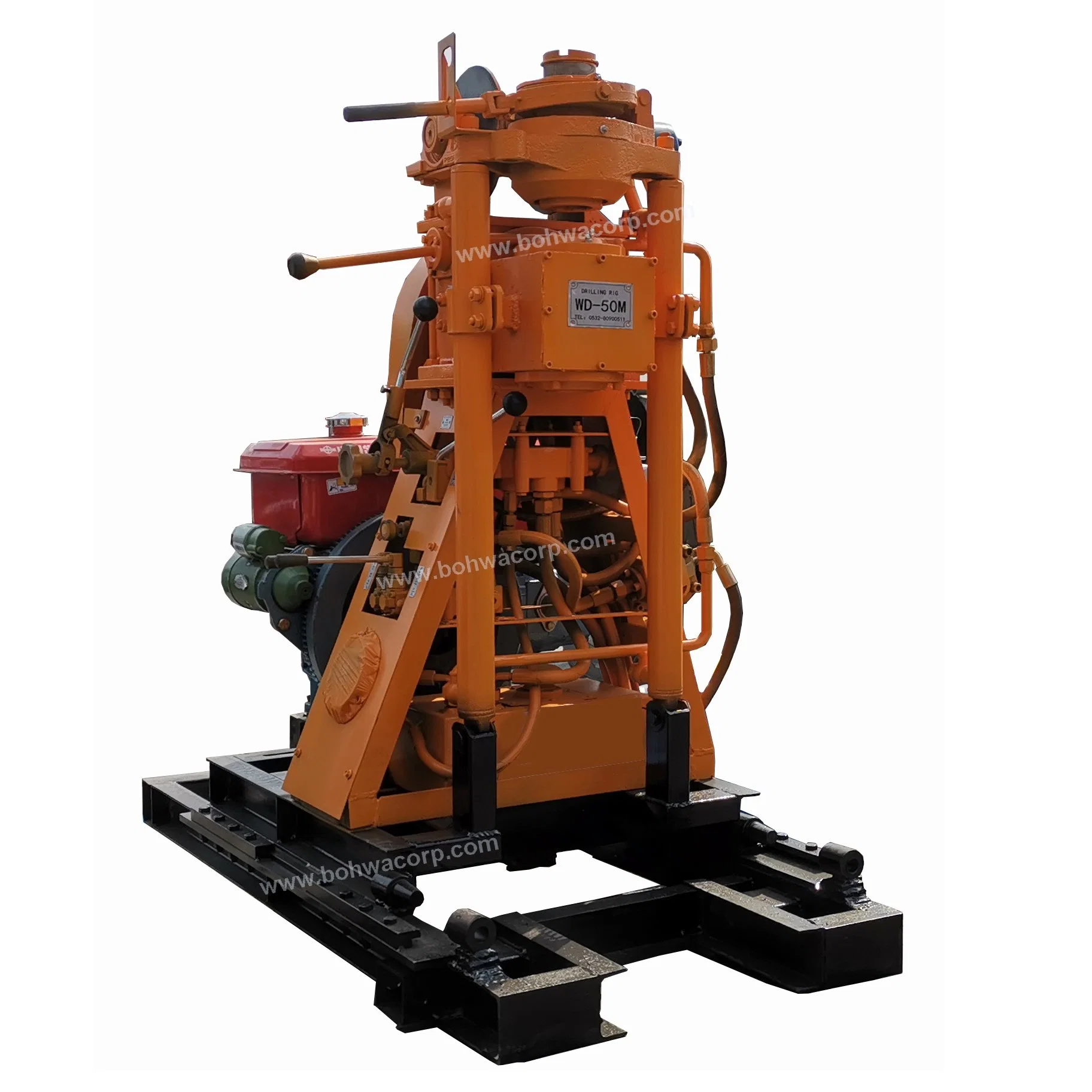 50m Anchor Drilling and Soil Sampling Mine Drill Machine Drill Rig