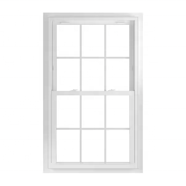 American Aama Low-E Glass Double Hung J Screen White Aluminum PVC Window