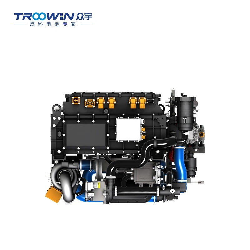 Troowin New Energy Vehicles with 120kw Hydrogen Fuel Cell Power Supply Engine for Heavy Trucks