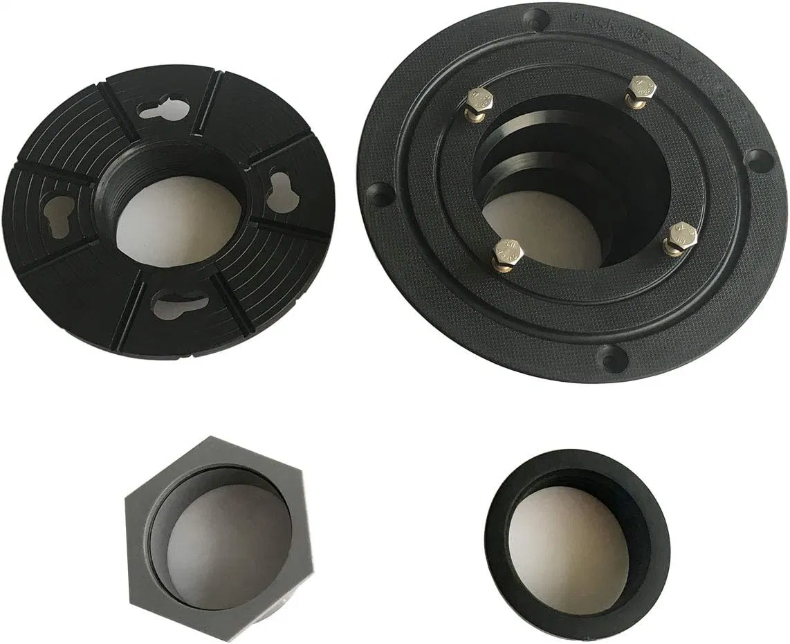 ABS Sub Drain/Shower Drain Base with Rubber Gasket/Square Drain Installation