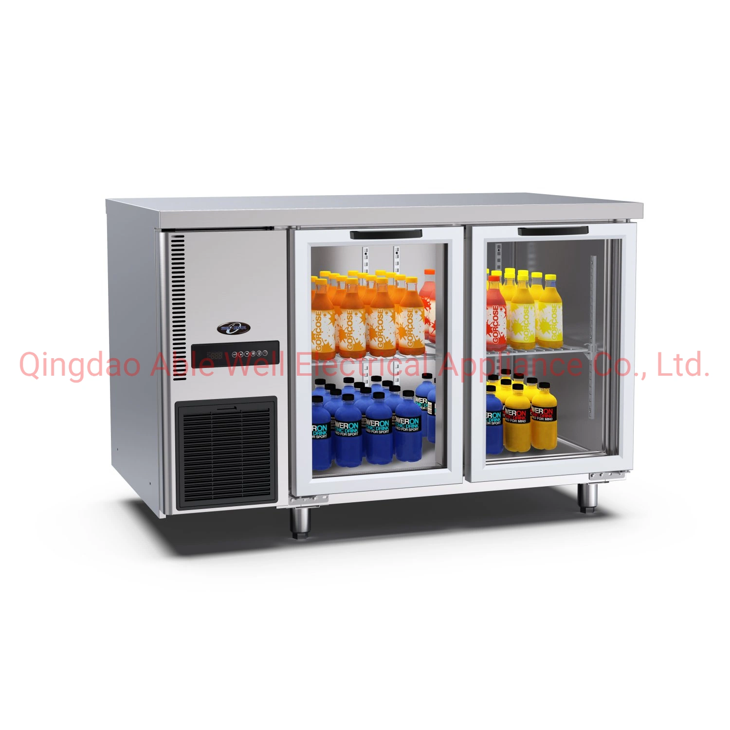Commercial Restaurant Kitchen Stainless Steel Tray Refrigerator Low Temperature Freezer Display