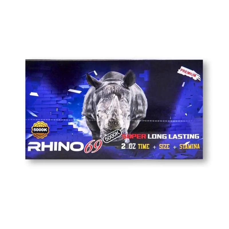 Energy Drink Shot y agitar Rhino Platinum Shot hombre confía en la pantalla de 12