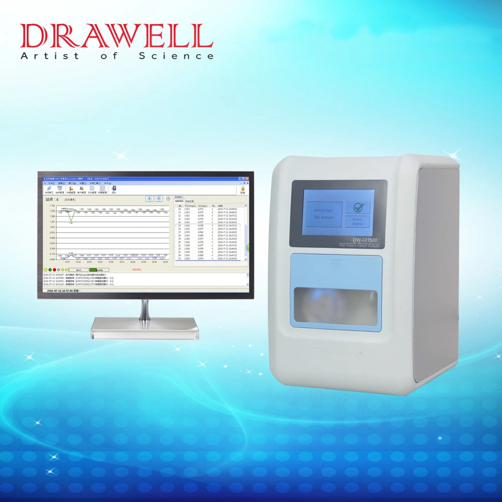 Dw-Di1500 Pharmaceutical Factory Water Quality Analysis Water Detector Water Treatment Toc Analyzer (Off Line)