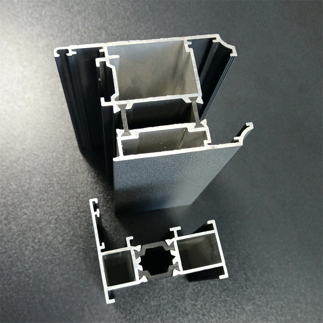 Aluminium Extrusion Profile Black or White Coated for Building Materials