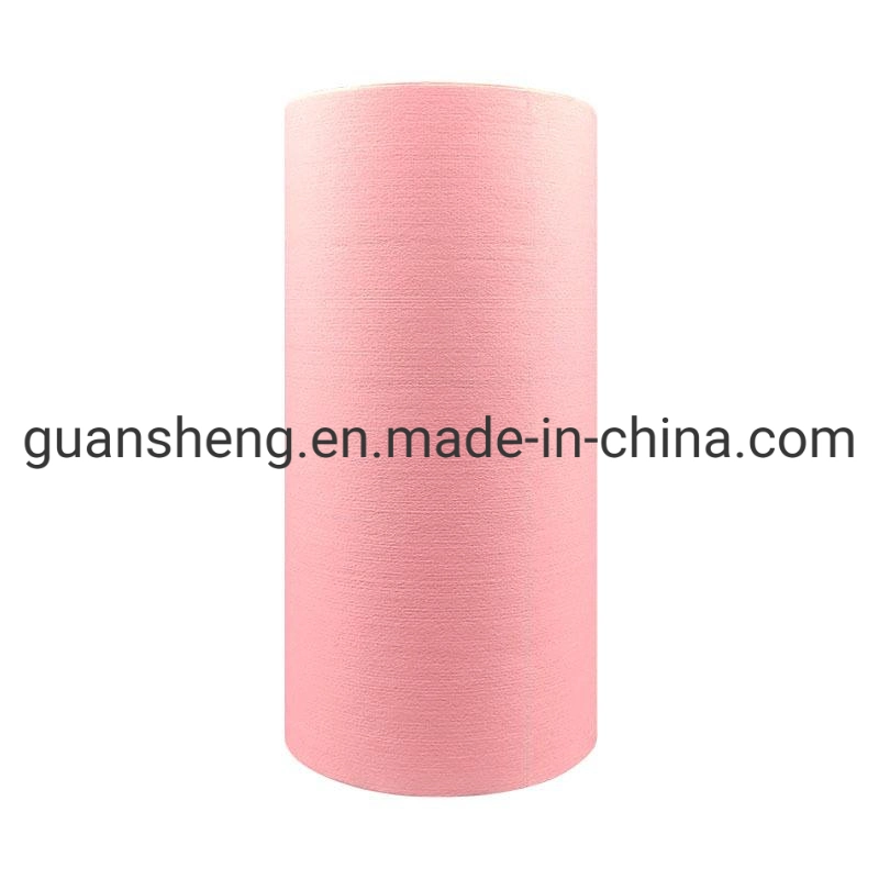 Fabricado en China Spunlace algodón tejido no tejido Spunlace Cruz Nonwoven Fabric rollo para las toallitas húmedas/Tack Rag/Pañales/máscara