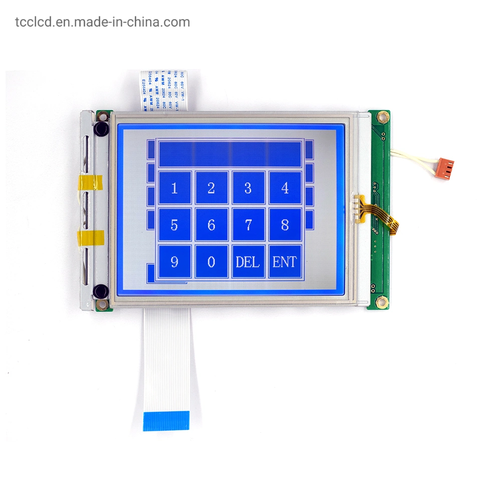 5.7 Inch 320X240 Monochrome Graphic LCD Screen Ra8835 Controller with Touch Screen