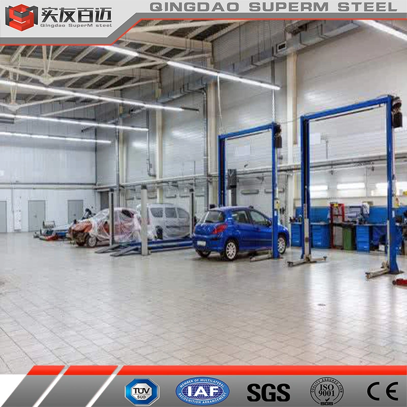 Cheap Prefabricated Steel Structure Auto Repair Shop Metal Building