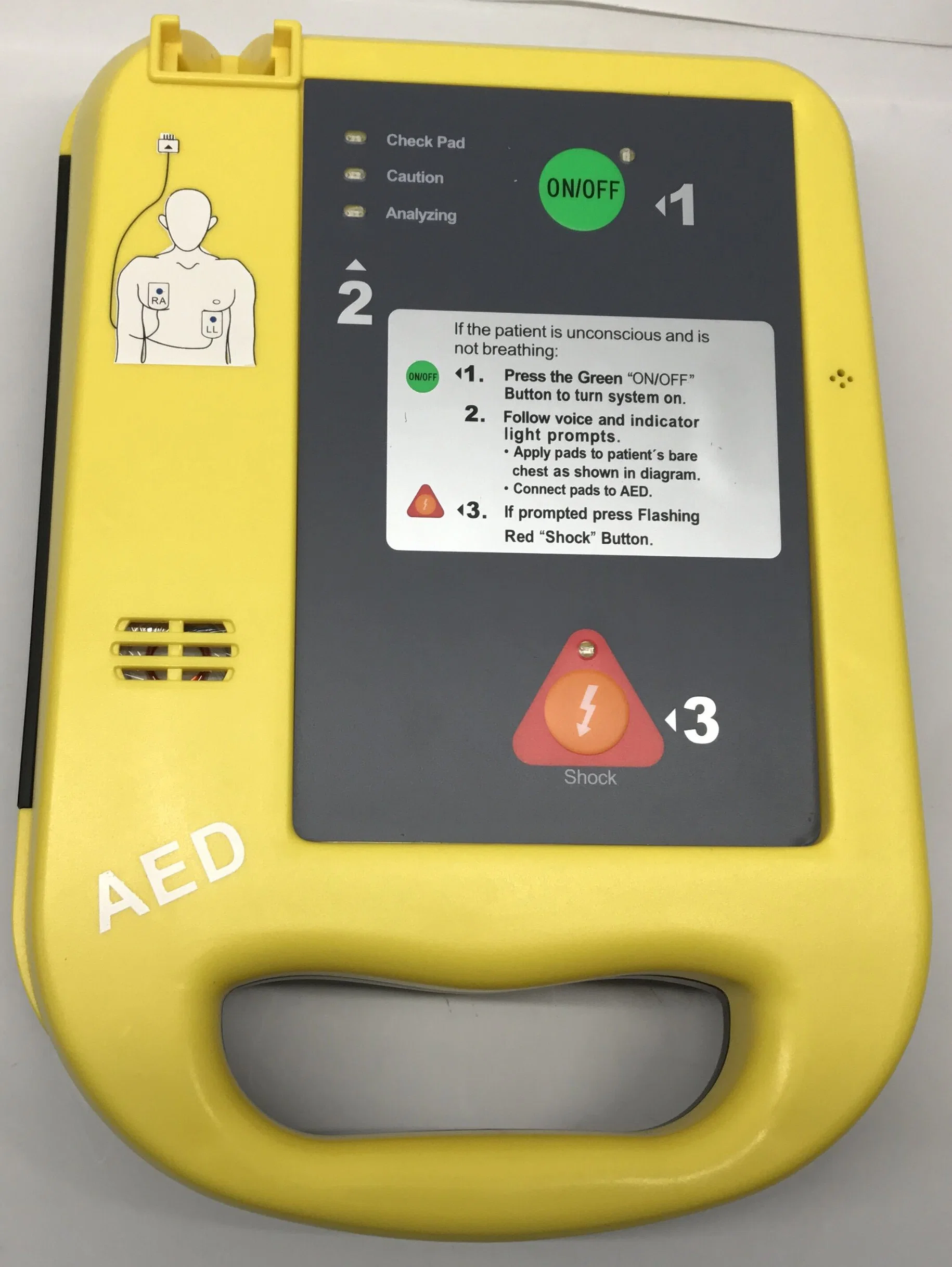 Défibrillateur externe automatisé pour le DSA de la formation pratique en ambulance à la RCP