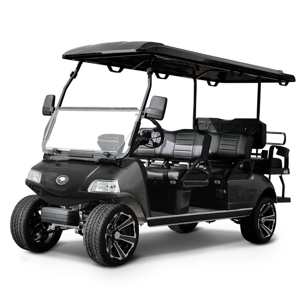 6 Seats Golf Cart Electric Smart Performance Sightseeing Golf Buggy