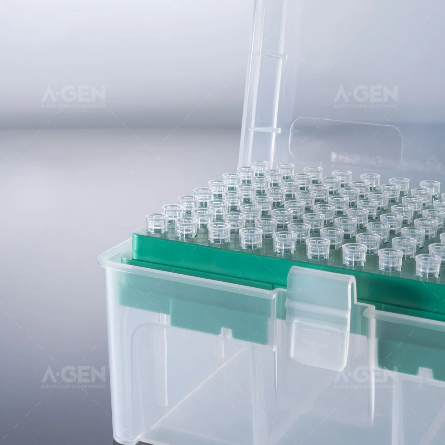 Sterilized Disposable Lab Consumables with Rack Packed, 10UL Universal Pipette Tips