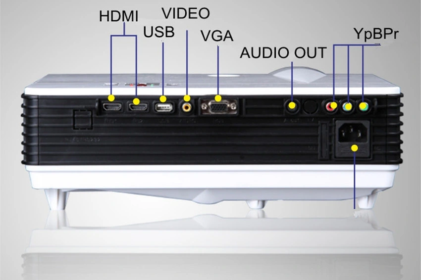 Android WiFi integrada en la promoción Video proyector LED