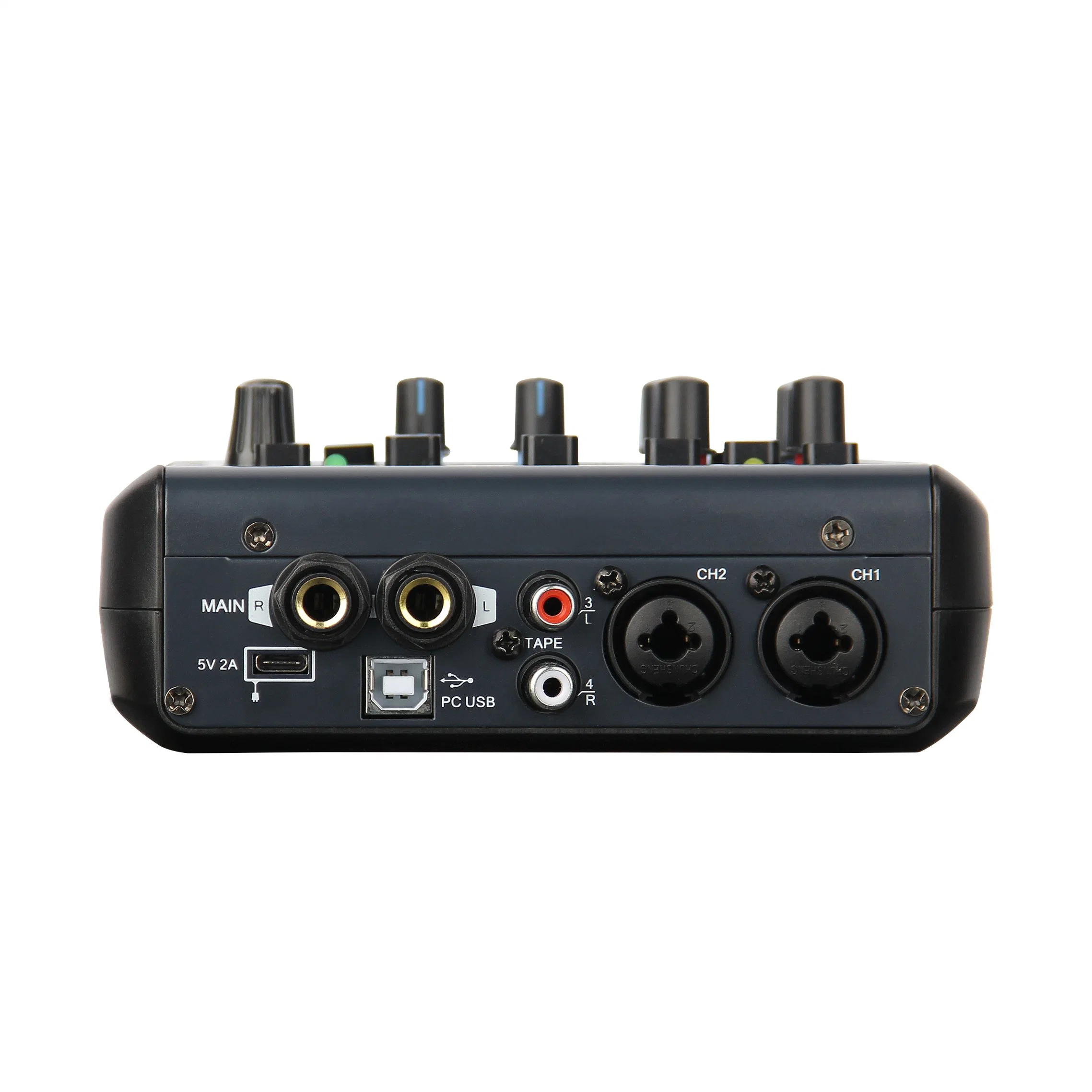 Sound Card Home Music Production Mini Audio Mixer Phone Live Stream Music Player