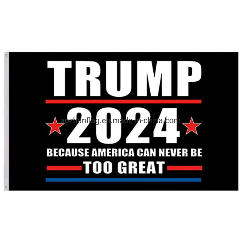 Wholesale/Supplier Custom 3X5 Foot Donald Trump 2024 Flag, Keep America Great Maga Trump Sports Flags Flag Banner