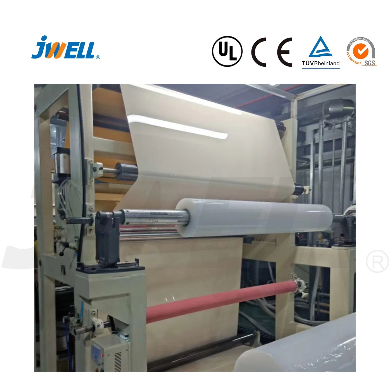 Jwell Low Density PVC Decoration Marble Sheet/Plate/Board Plastic Extrusion Making Machine