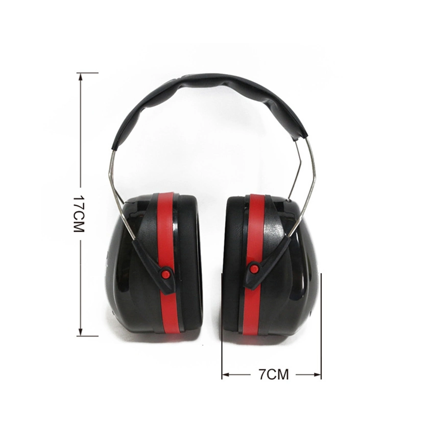 Black Industrial Noise Reduction Hearing Protections FM Radio ABS Safety Earmuffs