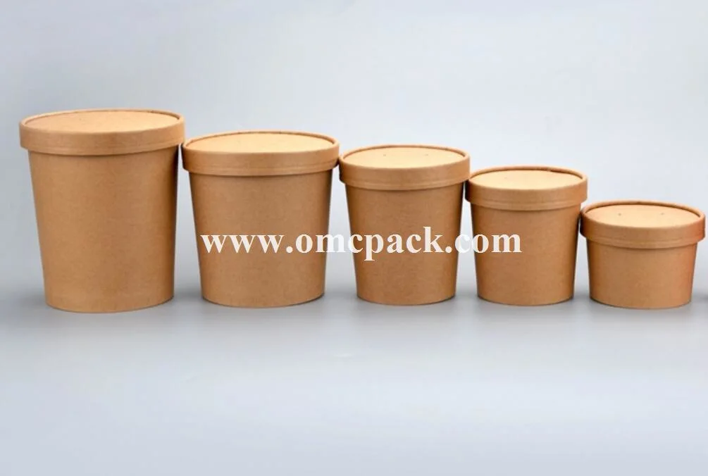 Brown Kraft Paper Box Soup Container ,Take Away Paer Box,Kraft Paper Box,Take-out Kraft Box,Rectangle Kraft Box,Kraft Cups,Paper Kraft Container,Food Paper Box,