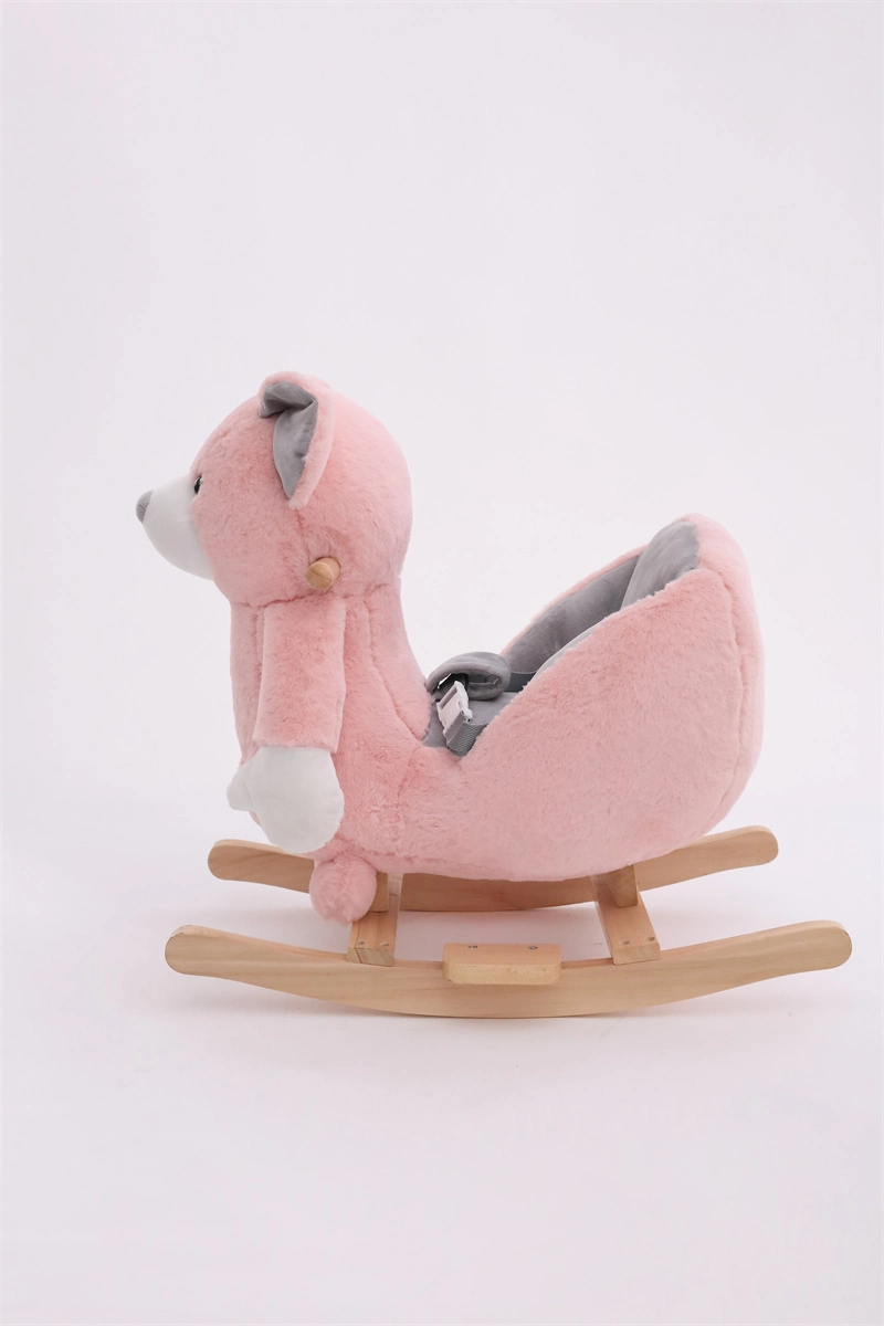 Peluche Whosale OEM ODM Bébé chaise berçante en bois d'enfants Les enfants voyagent Toy