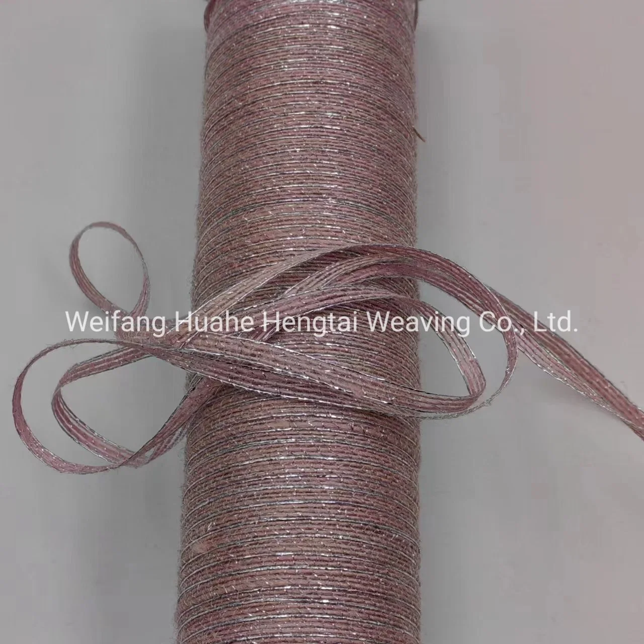 Wholesale/Supplier Color Silver Jute Ribbon Textile Accessories in Stock