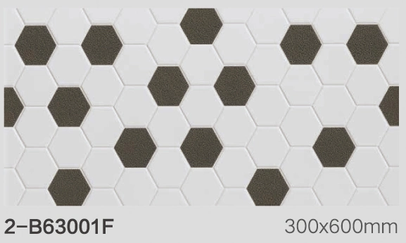 Nuevo Diseño Interior baldosas de pared 300x600 mira el cuarto de baño azulejo hexagonal blanco